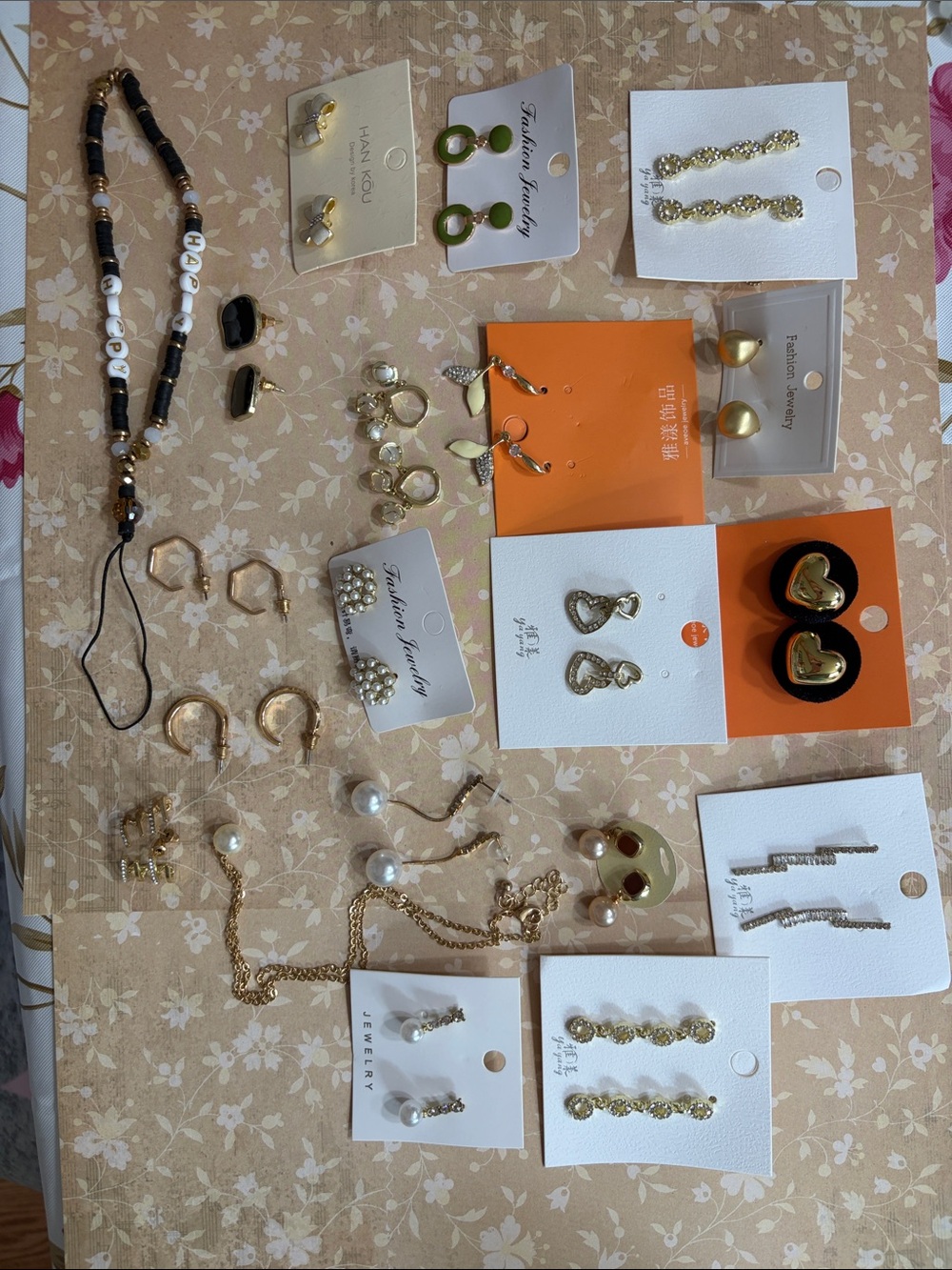 20 pieceGold-Tone Mixed Earrings Collection - Women's Jewelry